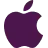Apple logo.